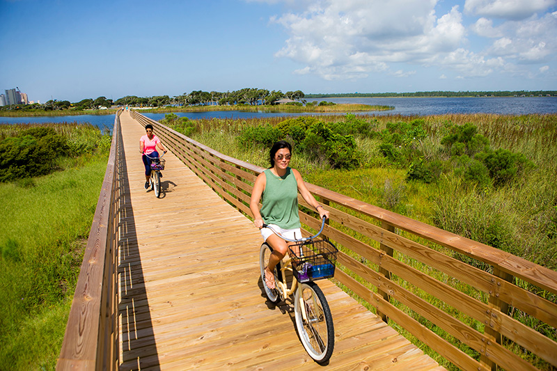 Bike Riding in Gulf State Park