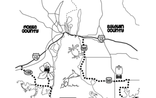 Alabama's Coastal Connection coloring page