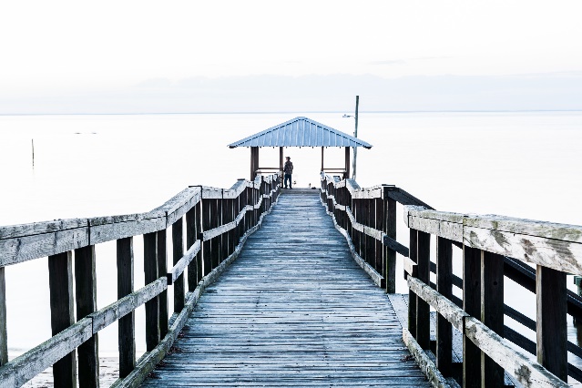 A picture containing scene, pier, water, outdoor Description automatically generated